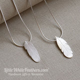 FEATHER NECKLACE (Large Pendant)