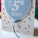 PERSONALISED BALLOON CARD