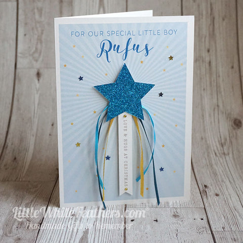 PERSONALISED 'BRIGHTEST STAR' CHRISTMAS CARD