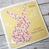 EASTER BUNNY CARD (can be personalised)