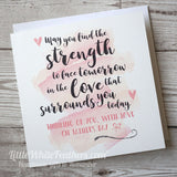 FATHERS DAY - 'MAY YOU FIND THE STRENGTH' QUOTE CARD