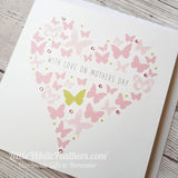 MOTHERS DAY - BUTTERFLY HEART CARDS