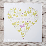MOTHERS DAY - BUTTERFLY HEART CARDS