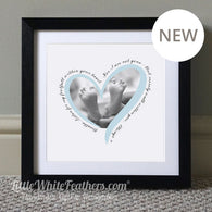 BABY LOSS LOVE HEART (personalised with photo)