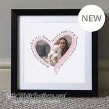 REMEMBRANCE LOVE HEART (personalised with photo)