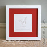 PERSONALISED 'FOREVER BUTTERFLY' FOOTPRINTS