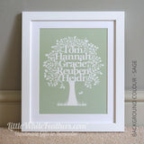 PERSONALISED FAMILY TREE