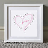 LOVE HEART (can be personalised)