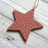 WOODEN REMEMBRANCE STAR