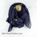 GLITTERY STARS SCARF (in 3 colours)