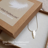 FEATHER NECKLACE (Small Pendant)